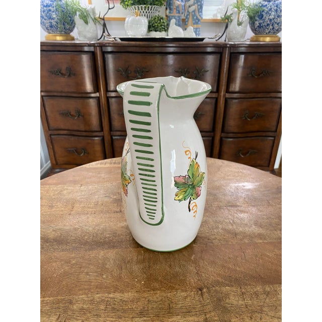 Mid 20th Century Mid 20th Century Vintage Deruta Pitcher For Sale - Image 5 of 6