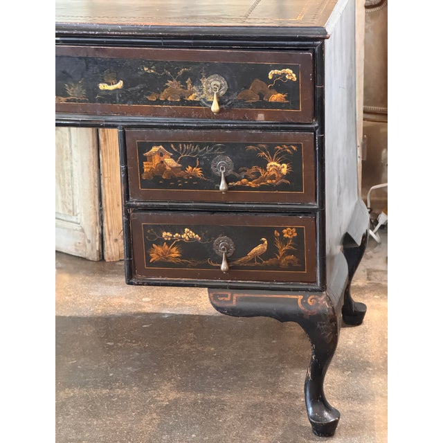 19th Century English Chinoiserie Desk For Sale - Image 6 of 12