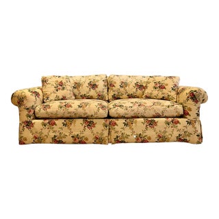 1990s Drexel Heritage Vintage Floral Sofa For Sale