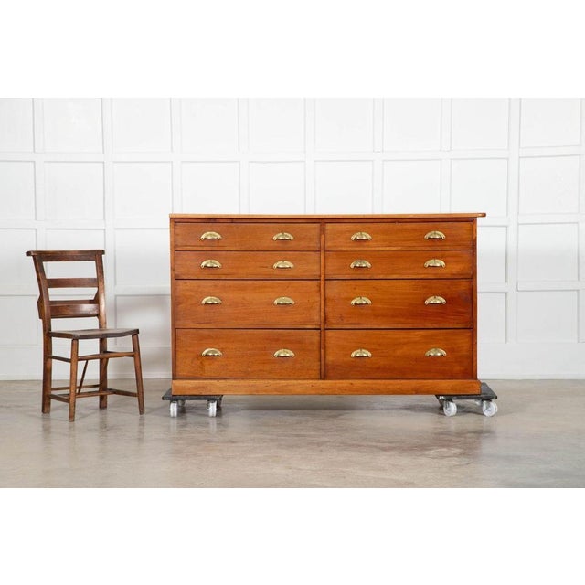 Late 19th Century Large 19th Century English Mahogany Haberdashery Drawers, 1890s For Sale - Image 5 of 18