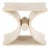 A Parchment Covered Stool or End Table For Sale