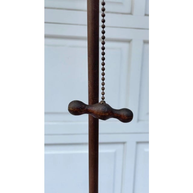 Mid-Century Modern Late 20th Century Industrial Floor Lamp From Salvaged Ww II Oxygen Tank For Sale - Image 3 of 13