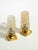 Brass Bedside Lamps with Gold Bubble Glass Shades, 1960s, Set of 2 For Sale - Image 14 of 18