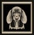 Paper Atelier Aria Lumae the Sovereign Pet Collection Dachshund Silhouette Geometric Lithograph Fine Art Gallery Board Print Square Panel 16 X 16 For Sale - Image 7 of 18