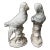 Vintage Holland Mold Cast Marble Parrots - Pair For Sale
