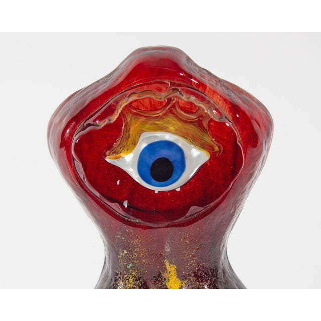 Kosta Boda Kjell Engman Kosta Boda Atelier Nude Glass Sculpture For Sale - Image 4 of 8
