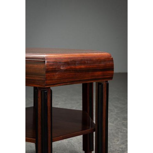 Amsterdamse School Fa. Drilling Side Table. dimensions (cm): h55 x w62 x d62 cm I have official proof of authenticity such...