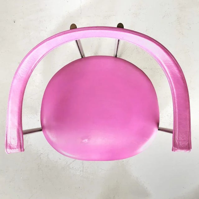 1980s Leather IALEA Armchair by Antonio Citterio for B&B Italia, 1980s For Sale - Image 5 of 9