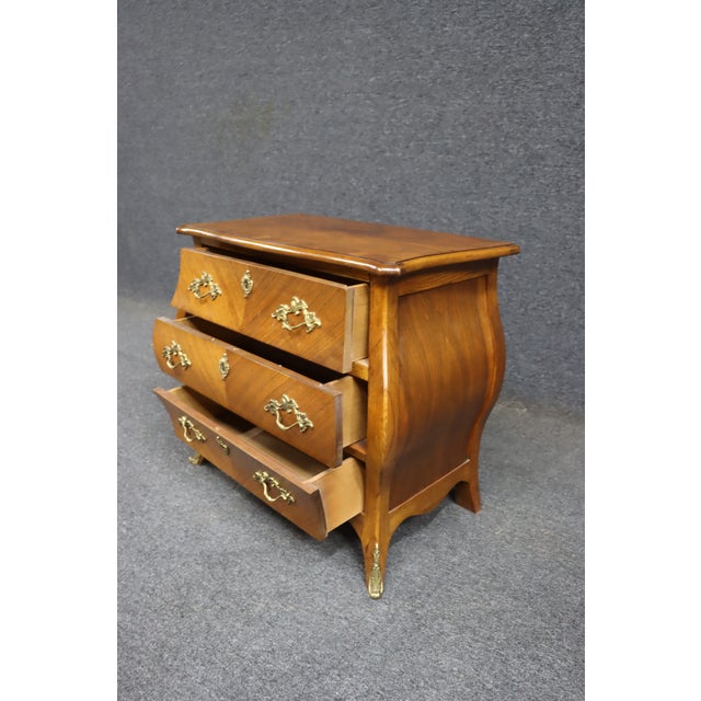 Late 20th Century Baker French Bombay Style Nightstand For Sale - Image 9 of 10