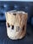 Contemporary Carved Wooden Wheel Hub: Primitive Architectural Salvage For Sale - Image 3 of 5