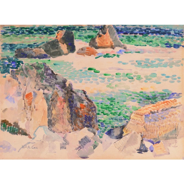 'California Coast' by William Gaw, Museum of Modern Art, Art Institute Chicago, California School of Fine Art, Los Angeles County Museum of Art For Sale - Image 10 of 10