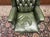 Large English Chesterfield Desk Chair For Sale - Image 6 of 8
