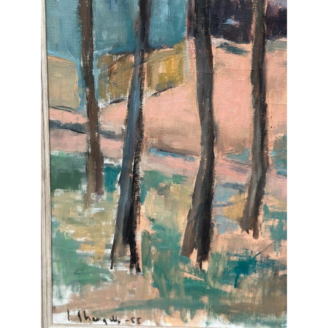 Ingeborg Strangell, Trees, 1950s, Oil on Canvas, Framed For Sale - Image 5 of 18