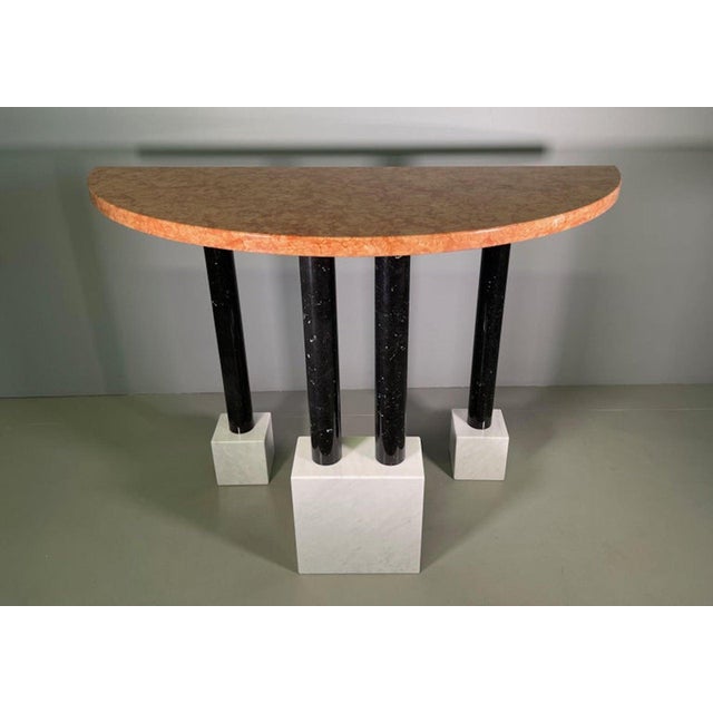 Ettore Sottsass Large Last Edition Console by Ettore Sottsass Jr., 1980 For Sale - Image 4 of 14