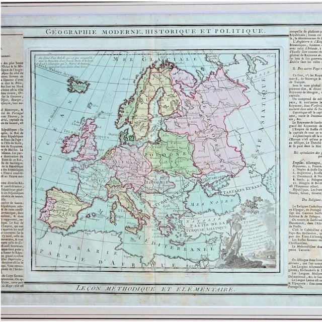 European Map by Brion De La Tour, 1766 For Sale - Image 6 of 11