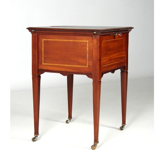 Early 20th Century Lawyers Coffin Serving Table, 1920s For Sale - Image 15 of 18