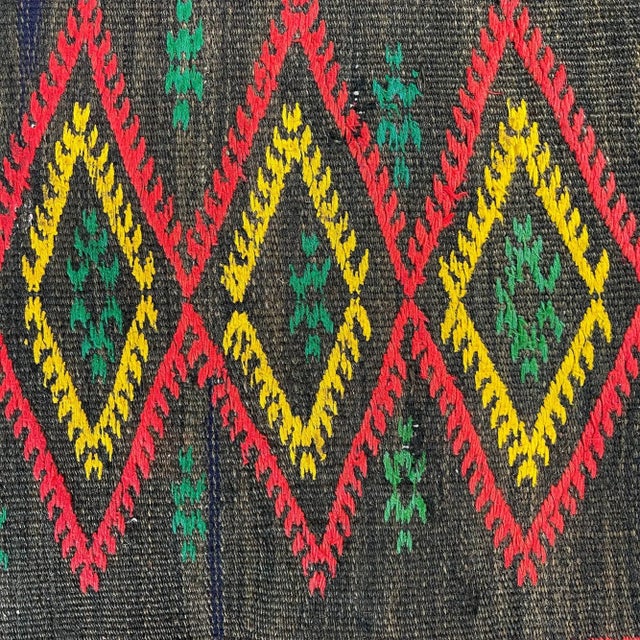 Small Anatolian Turkish Kilim Rug For Sale - Image 10 of 11
