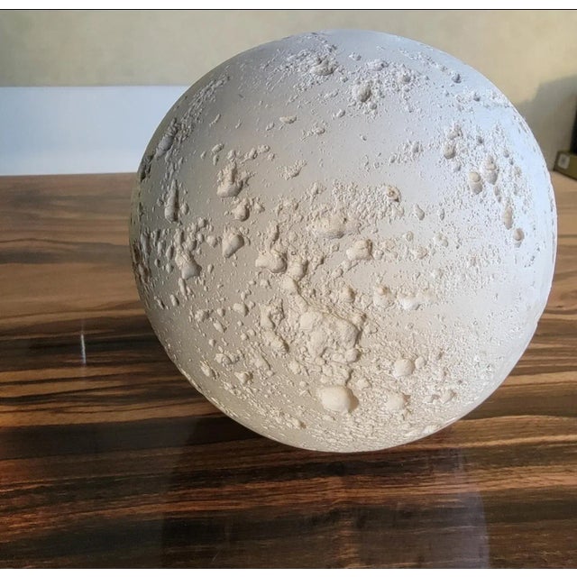 Stone 1984 Postmodern Decorative Cast Stone Sphere by Jaru For Sale - Image 7 of 8