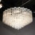 1970s Mid-Century Modernist Seven Tier Tronchi Chandelier in Transparent Murano Glass For Sale In New York - Image 6 of 13