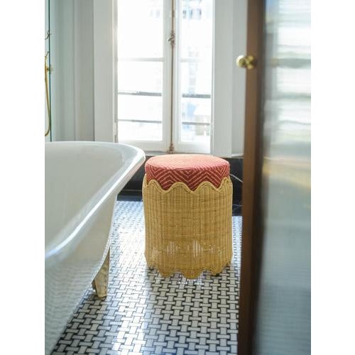 Not Yet Made - Made To Order Fidji Pouf in Rattan by Popus Editions For Sale - Image 5 of 6