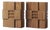 Mid-Century Modern Wooden Bookends, 1960s, Set of 2 For Sale