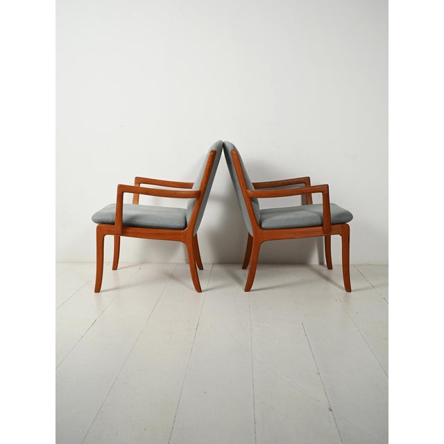 Senator Armchairs by Ole Wanscher for Cado, 1960s, Set of 2 For Sale - Image 11 of 11