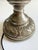 Early 20th Century The Meteor Silver Repousse Antique Oil Lamp, Converted to Electric For Sale - Image 5 of 18