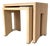 Thomas Pheasant for Baker Modern Customizable Unfinished ,Ponte Nesting Tables Set of 2 For Sale