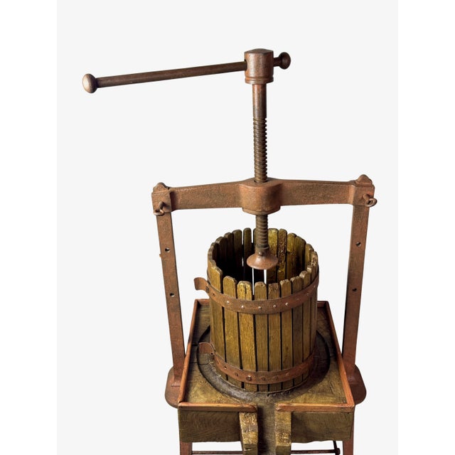 Antique Wooden Cider & Wine Press For Sale - Image 12 of 13