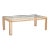 Billy Baldwin Oak and Glass Dining Table For Sale