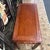 Brown Asian Carved Hardwood Writing Desk, Vintage For Sale - Image 8 of 12
