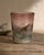 A pair of hand-blown tumblers by Seiichiro Inamine (稲嶺盛一郎) of Ryukyu Glass Workshop Kizuna, Okinawa. Inamine is the son of...