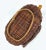 Chestnut Boho 1970s Woven Wicker Duck Trinket Basket For Sale - Image 8 of 10