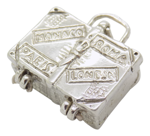 Vintage Italian Handmade Silver Luggage Box, Italy, 1970s
