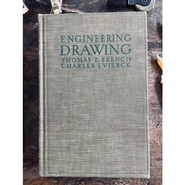 1953 Engineering Drawing Vintage Book For Sale - Image 10 of 10