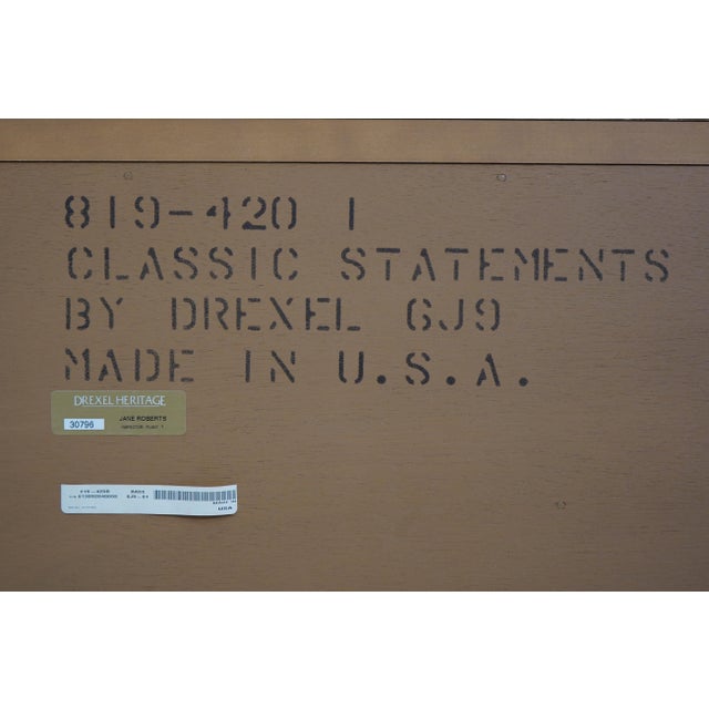Drexel Classical Statements 2 Door Bedroom Armoire Cabinet For Sale - Image 12 of 12