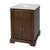 Traditional Rachelle 24 in. W Rectangular Wood & Marble Bathroom Vanity with Storage, Natural Walnut For Sale - Image 3 of 11