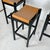 Wood C. 1970s Mary Featherstone Set of Three "Hobb" Stools With Leather Seats For Sale - Image 7 of 9