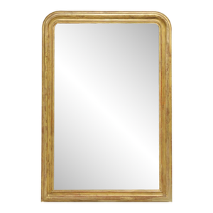19th Century French Louis Philippe Period Giltwood Wall Mirror