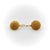 Vintage 22k Gold Hand-Granulated Sunflower Earrings, Pair For Sale - Image 4 of 10