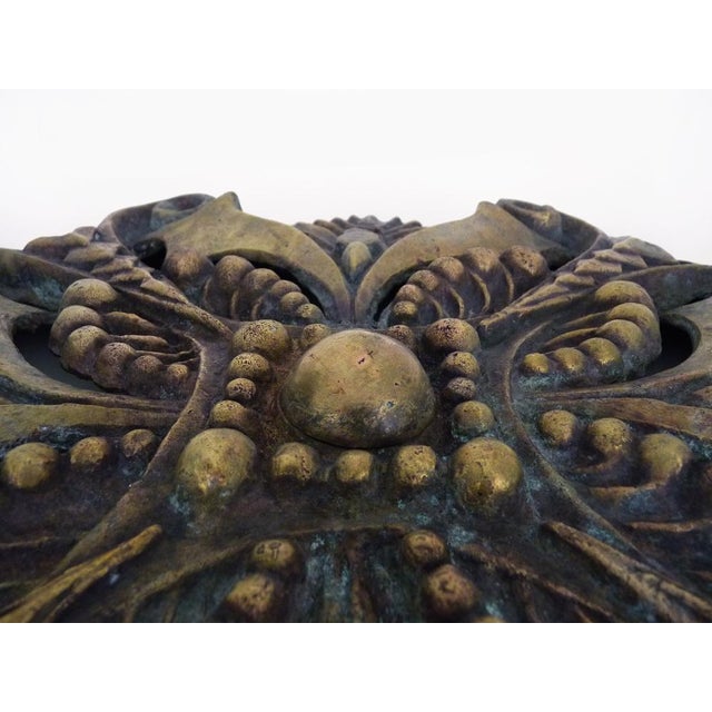 Large Wall Light in Openwork Bronze from MC, 1890s For Sale - Image 5 of 10