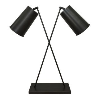 Vincent Collin Style X-Shape Table Lamp