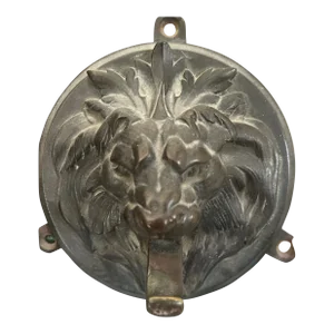 Late 19th Century Bronze Lion Door Bell