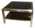 Brass & Chrome Square Coffee Table, 1970s For Sale