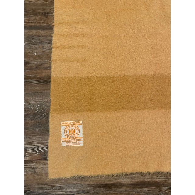 Gorgeous Gold Hudson Bay 4 point blanket. 71” x 88”. Excellent vintage quality.