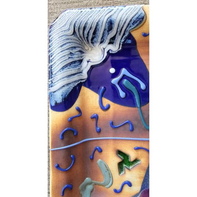 Postmodern Mathew Patton Postmodern Abstract Studio Wall Art Pottery Pacific Northwest Orcas Island Washington For Sale - Image 3 of 12