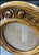 Victorian Vintage Ornate Oval Wood Picture Frame With Floral Rose Relief Motif, 14" X 12" For Sale - Image 3 of 7