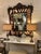 Fabulous Ralph Lauren look zebra mirror. All of the details are indicative of the early Maitland Smith style. This mirror...