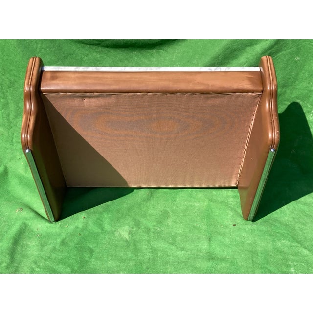 Leather and Travertine Coffee Table from de Sede For Sale - Image 3 of 13