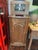 This Art Deco Revival jewelry stand features quarter-sawn oak construction, stylized fan carvings, brass hardware, and a...